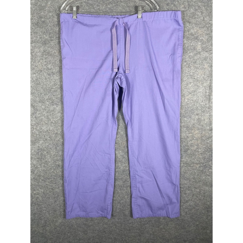 Uniform Advantage UAScrubs Lavender Scrub Pants Women's LP Drawstring